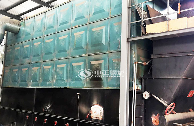 内蒙古360万大卡链条炉排导热油锅炉项目