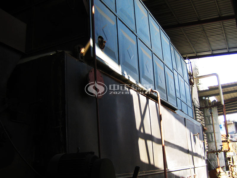 内蒙古10吨SZL系列生物质蒸汽锅炉项目