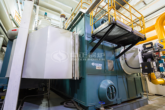河南省郑州市25吨SZS系列天燃气蒸汽锅炉项目